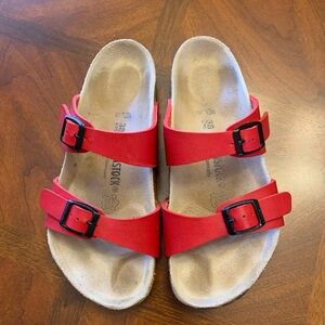 Birkenstock Sydney Red Sandals size 7/7.5 (38).